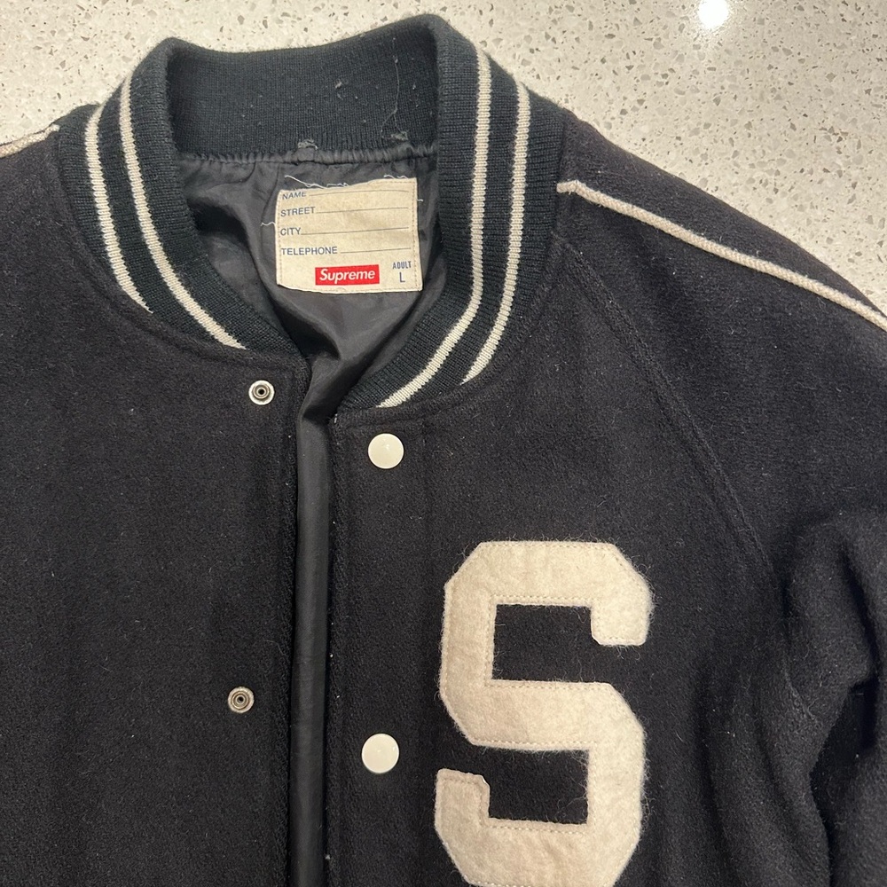 Supreme Holy trinity Varsity Jacket AW11 - Picture 3 of 7